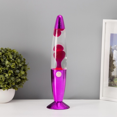 Светильник «Фиолетовая ракета» Е14 h=35 см