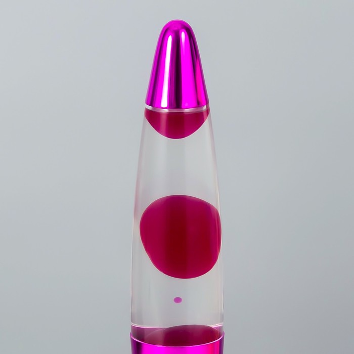 Светильник "Фиолетовая ракета" Е14 h=35см - фото 1886159233