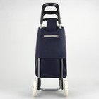 Сумка-тележка хозяйственная на шнуре, 35×20×96 см, синяя - Фото 3