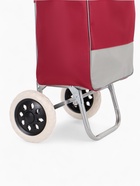 Сумка-тележка хозяйственная на шнуре, 35×20×96 см, бордовая - Фото 6