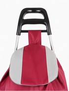 Сумка-тележка хозяйственная на шнуре, 35×20×96 см, бордовая - Фото 7