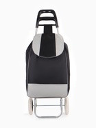 Сумка-тележка хозяйственная на шнуре, 35×20×96 см, чёрная - Фото 3