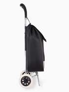 Сумка-тележка хозяйственная на шнуре, 35×20×96 см, чёрная - Фото 4