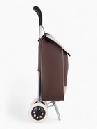 Сумка-тележка хозяйственная на шнуре, 35×20×96 см, коричневая - Фото 4