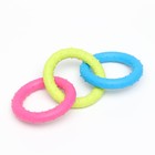 Игрушка жевательная "Всегда вместе!", TPR, 18,5 см, сине/розово/жёлтая - Фото 2