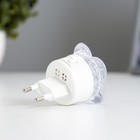 Ночник "Цветок красный" пластик 5,5х5,5х6 см - Фото 5