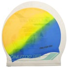 Шапочка для плавания взрослая ONLYTOP Swim, силиконовая, обхват 54-60 см, цвета МИКС - фото 3457798