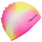 Шапочка для плавания взрослая ONLYTOP Swim, силиконовая, обхват 54-60 см, цвета МИКС - Фото 4