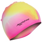 Шапочка для плавания взрослая ONLYTOP Swim, силиконовая, обхват 54-60 см, цвета МИКС - Фото 5