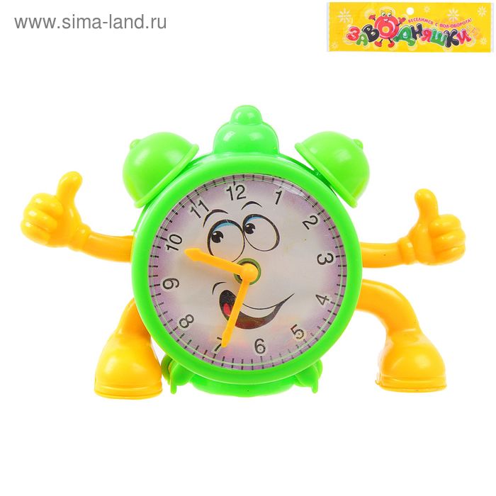 Игрушка заводная "Будильник", цвета МИКС - Фото 1