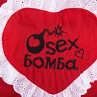 Фартук с вышивкой "Sex бомба" - Фото 2