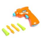 Конструктор для малышей «Экскаватор» с электронным шуруповёртом, 49 деталей - фото 31824875