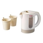 Чайник электрический Tefal KO120130, пластик, 0.5 л, 650 Вт, белый/бежевый - фото 51666288 Чайник электрический Tefal KO120130, пластик, 0.5 л, 650 Вт, белый/бежевый - фото 51666288
