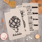 Набор полотенец кухонных «Доляна. Семейное счастье», 35×60 см - 4 шт., хлопок 100% - Фото 3