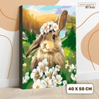 Картина по номерам на холсте с подрамником «Пасха: заяц», 40 х 50 см - Фото 5