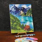 Картина по номерам на холсте с подрамником «Горное озеро», 40 х 50 см - фото 6379606