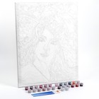 Картина по номерам на холсте с подрамником «Девушка в шляпе», 40 х 50 см - Фото 3