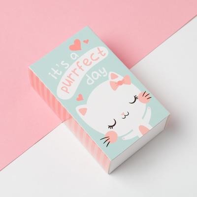 Носки для девочки «Крошка Я. Котик», набор 4 пары, бело-розовые, размер 12-14 см (1-2 года)