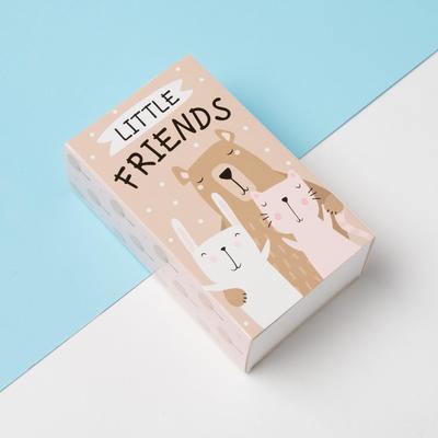 Носки детские «Крошка Я» Friends, набор 4 пары, 8-10 см