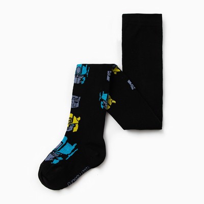 Колготки детские «Transformers», рост 92-98 см, цвет чёрный