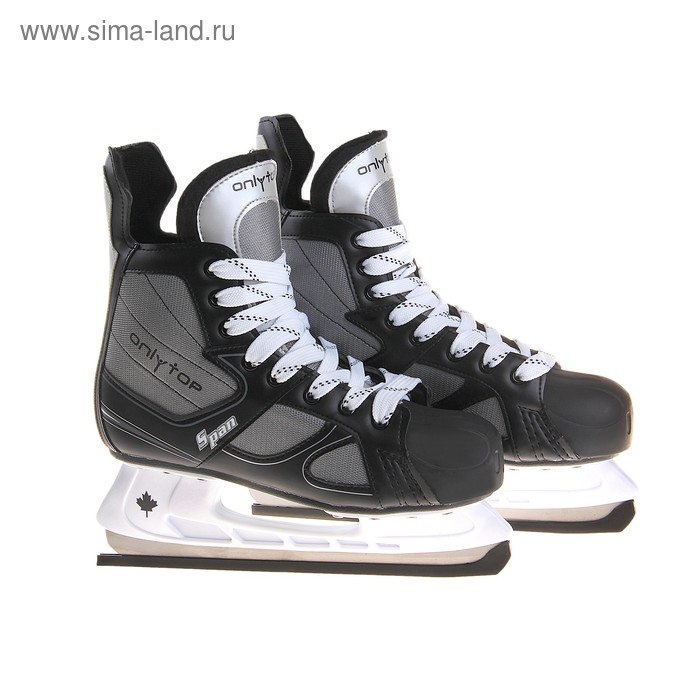 Купить коньки 45. Хоккейные коньки Onlitop 209 Black. Коньки хоккейные "Onlitop" в ассортименте. Коньки хоккейные Онлитоп синие. Хоккейные коньки 45 размер цены.