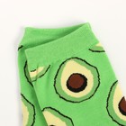 Носки женские "Авокадо", цвет зелёный, размер 36-39 - фото 46780450