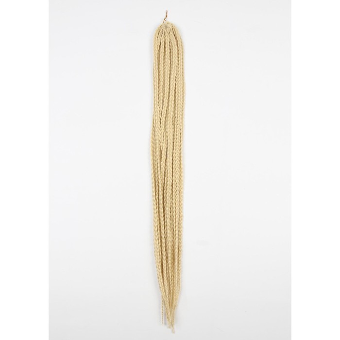 Косы для афрорезинок, 60 см, 15 прядей (CE), цвет белый(#613)