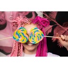 Косы для афрорезинок, 60 см, 15 прядей (CE), цвет бордовый(#118) - Фото 6