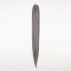 Косы для афрорезинок, 60 см, 15 прядей (CE), цвет пепельно-серый(#GRAY) - фото 9169825