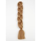 ZUMBA Канекалон однотонный, гофрированный, 60 см, 100 гр, цвет пшеничный(#AY6) - Фото 1