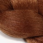 ZUMBA Канекалон однотонный, гофрированный, 60 см, 100 гр, цвет каштановый(#AY7) - Фото 6