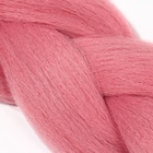 ZUMBA Канекалон однотонный, гофрированный, 60 см, 100 гр, цвет розовый(#AY15) - Фото 3