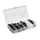 Клипсы и пистоны крепежные, 6 видов, набор 100 шт. - Фото 5