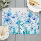 Салфетка на стол «Незабудки», 40×29 см, ПВХ 5387119