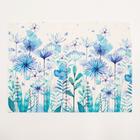 Салфетка на стол «Незабудки», 40×29 см, ПВХ 5387119