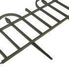 Ограждение декоративное, 40 × 310 см, 5 секций, пластик, хаки - Фото 9