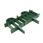 Ограждение декоративное, 40 × 310 см, 5 секций, пластик, зелёное - Фото 12