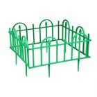 Ограждение декоративное, 40 × 310 см, 5 секций, пластик, зелёное - Фото 9
