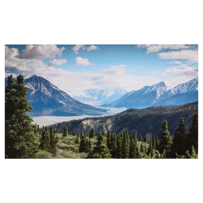 Картина на холсте "Долина гор" 60х100 см - Фото 1