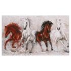 Картина на холсте "Резвые кони" 60х100 см - фото 3017559