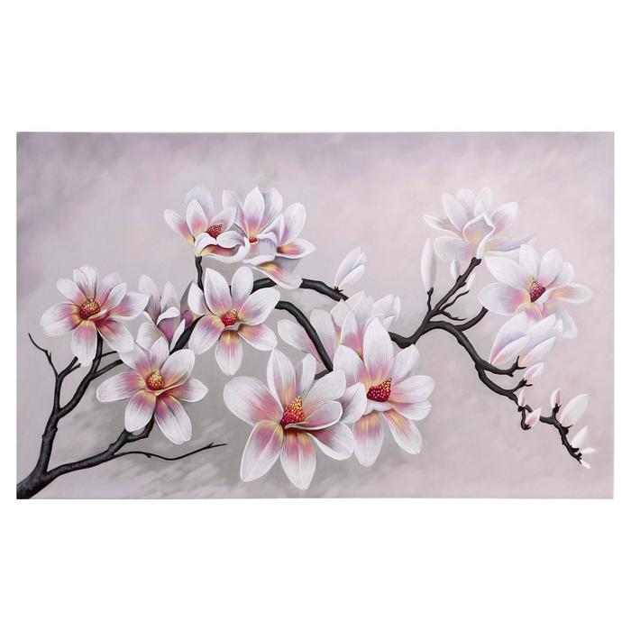 Картина на холсте "Цветущая сакура" 60х100 см - Фото 1