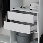 Шкаф-купе «Сим Д», 1200×600×2300 мм, ЛДСП, с ящиками, цвет дуб крафт - Фото 3