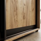 Шкаф-купе «Сим ДЗ», 1500×600×2300 мм, ЛДСП/зеркало, с ящиками, цвет дуб крафт - Фото 5