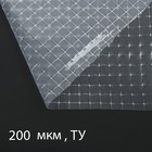Плёнка армированная Greengo, полиэтиленовая с леской, 25 × 2 м, толщина 200 мкм, УФ-стабилизированная - Фото 1