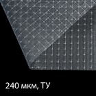 Плёнка армированная Greengo, полиэтиленовая с леской, 25 × 2 м, толщина 240 мкм, УФ-стабилизированная - фото 9170419
