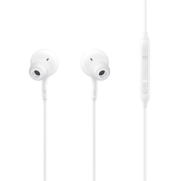 

Наушники Samsung EO-IC100 (EO-IC100BWEGRU), 1.2м, вакуумные, микрофон, белые