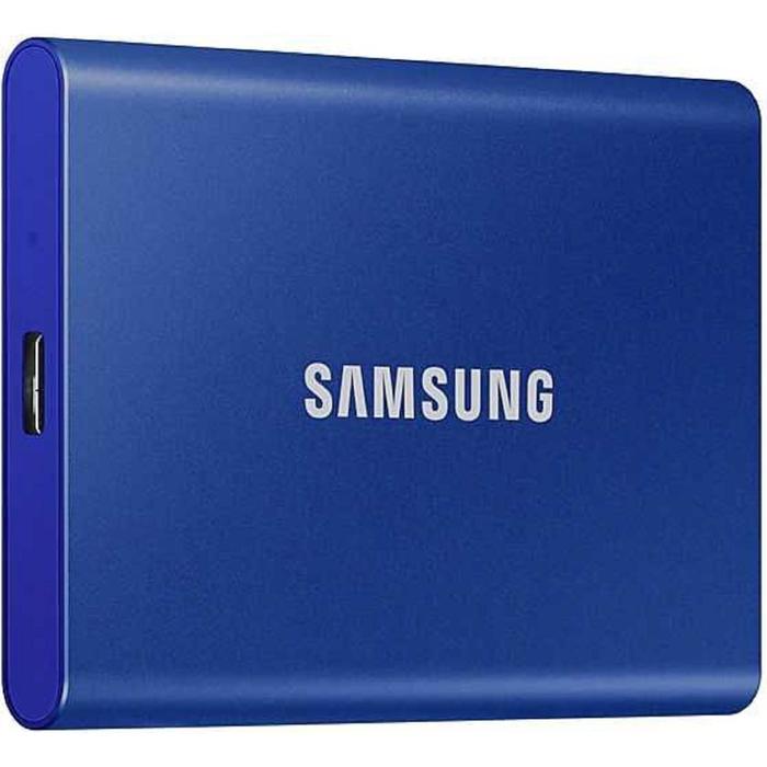 Накопитель SSD Samsung MU-PC1T0H/WW T7, 1.8", 1Тб, USB Type-C, синий - фото 51476635