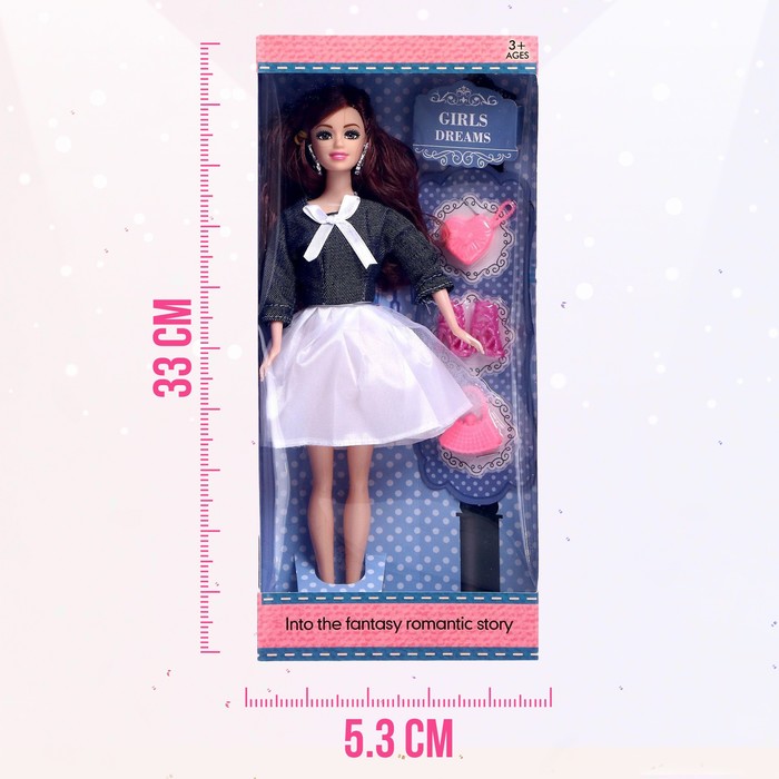 Кукла-модель «Алла» в платье, с аксессуарами, МИКС 48922