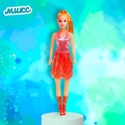 Кукла-модель «Анна» в платье, МИКС