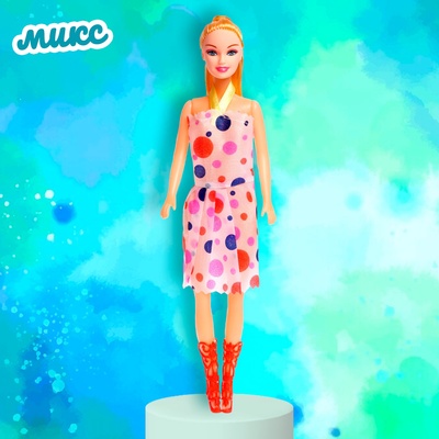 Кукла-модель «Анна» в платье, МИКС